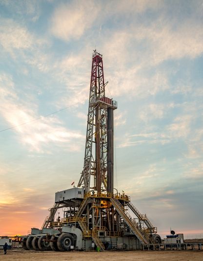 Onshore drilling operation